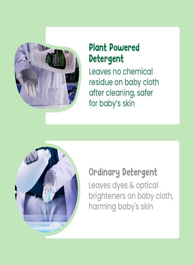 Mother Sparsh Baby Laundry Liquid Detergent (Powered by Plants) with Bio - Enzymes and Eucalyptus Oil, Refill Pack (500ml) - Image 3