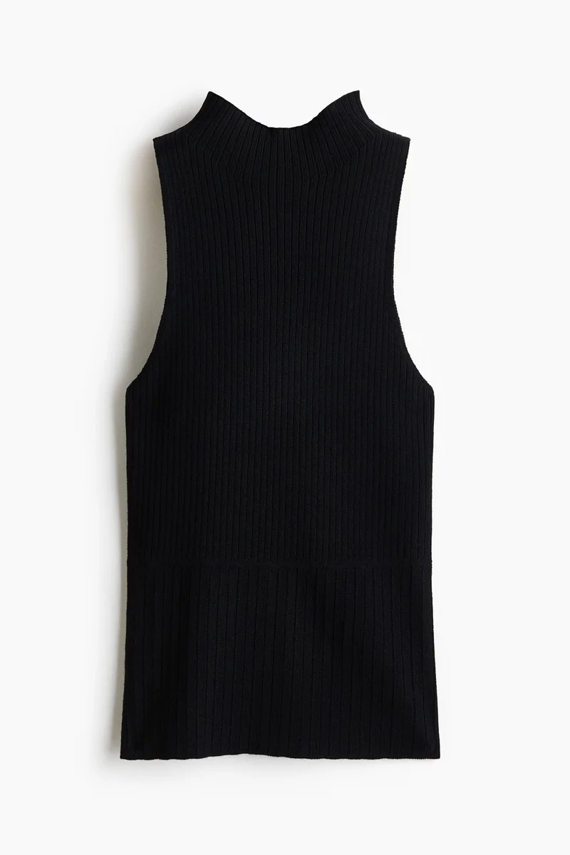 H&M Rib-knit turtleneck top
