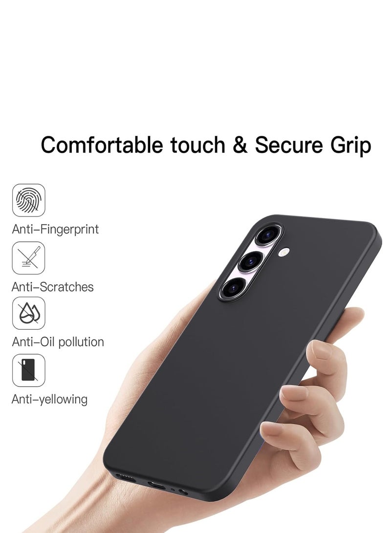 Wtech Samsung Galaxy S25 Plus 5G 2025 Super Slim, Skinny Seam Like Hard Shell PC Magsafe, Rised Lips Corner Protection Case Cover (MCMPMN) - Black - Image 5