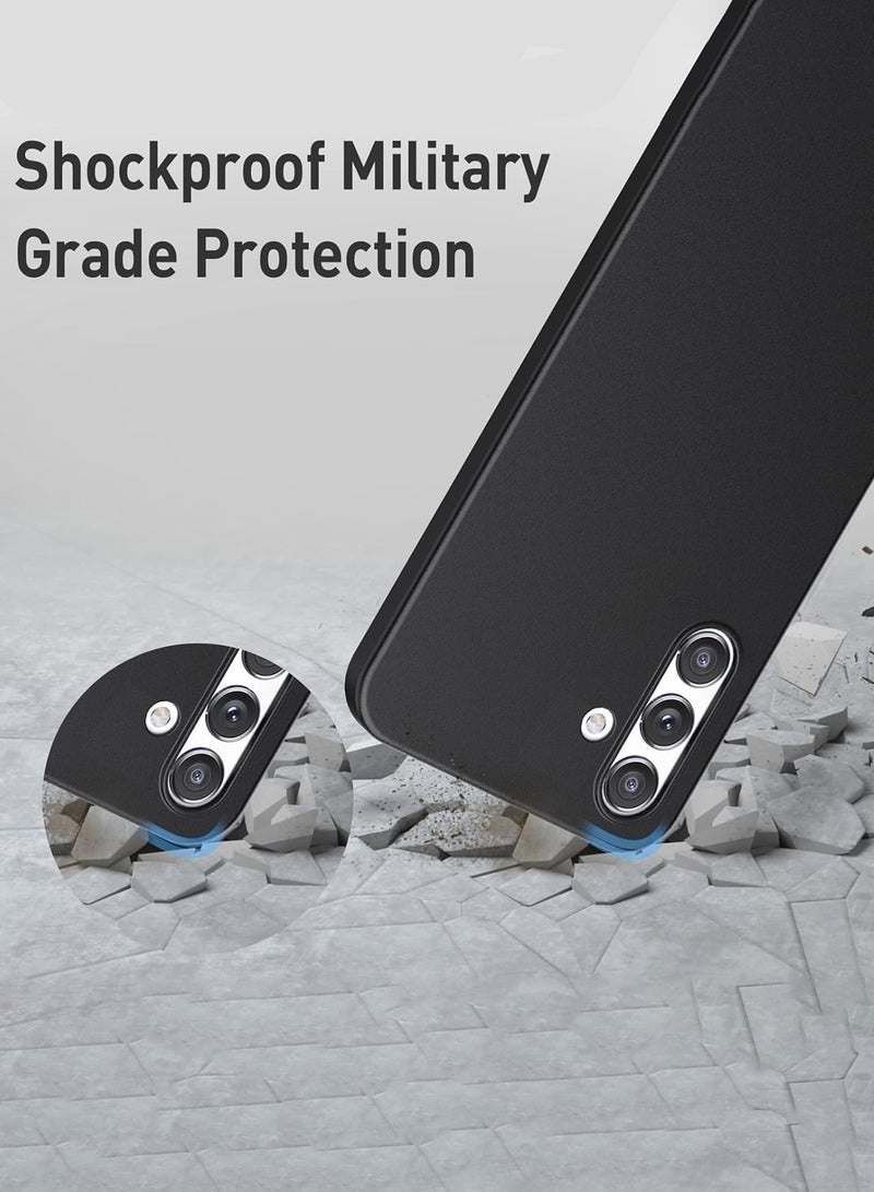 Wtech Samsung Galaxy S25 Plus 5G 2025 Super Slim, Skinny Seam Like Hard Shell PC Magsafe, Rised Lips Corner Protection Case Cover (MCMPMN) - Black - Image 2