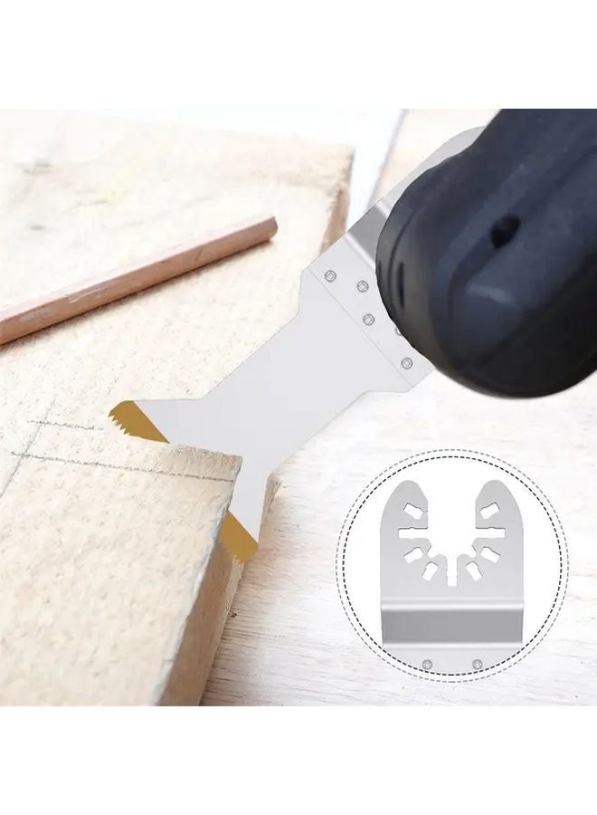 5pcs Titanium Bi Metal Oscillating Multitool Blades Carbide Saw For Wood Metal Hard Materials - Image 4