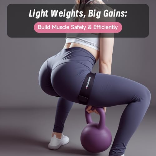 M MANUEKLEAR MANUEKLEAR Blood Flow Restriction Bands for Women Glutes Leg, Booty Bands for Women Butt Lift, BFR Occlusion Thigh Bands for Workout Squat Hip Building - Image 3