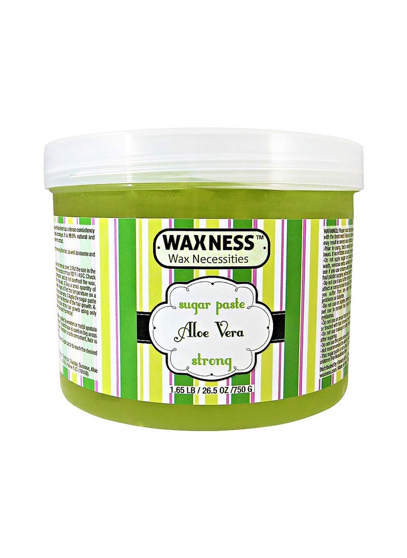 wax necessities Waxness Wax Necessities Natural Strong Sugar Paste Aloe Vera 165 Pound 