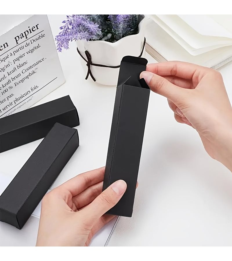 30 Piece Black Gift Paper Boxes For Lipstick Perfume Jewelry Travel DIY Party Wedding Favor - Image 3
