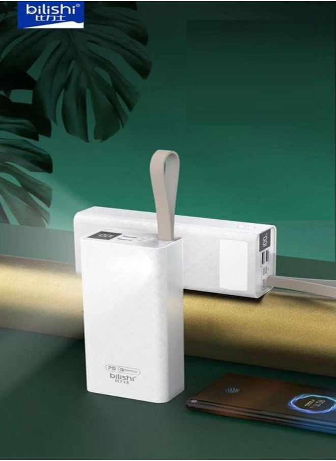 Generic - bilishi Power Bank 30000mAh With 3 Input – 2 USB Output & LED Lights – B30 - Image 1