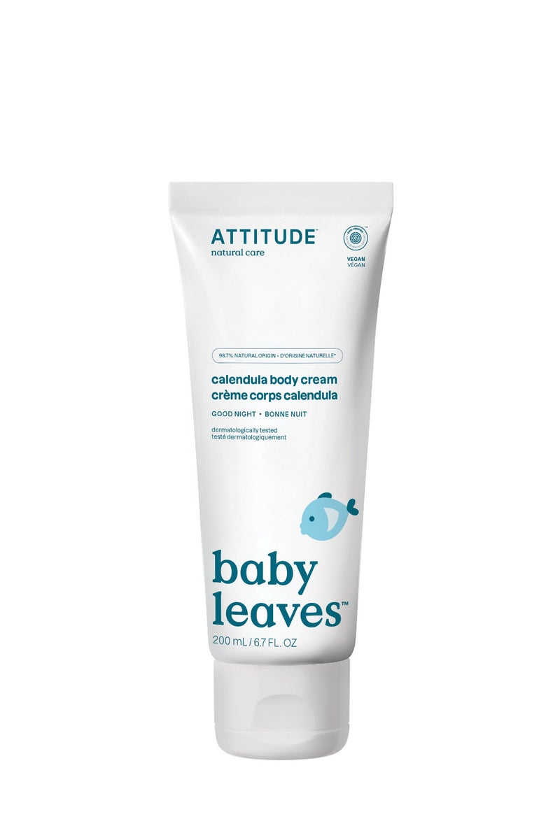 Attitude Baby Leaves Calendula Cream Night - Almond Milk - Image 1