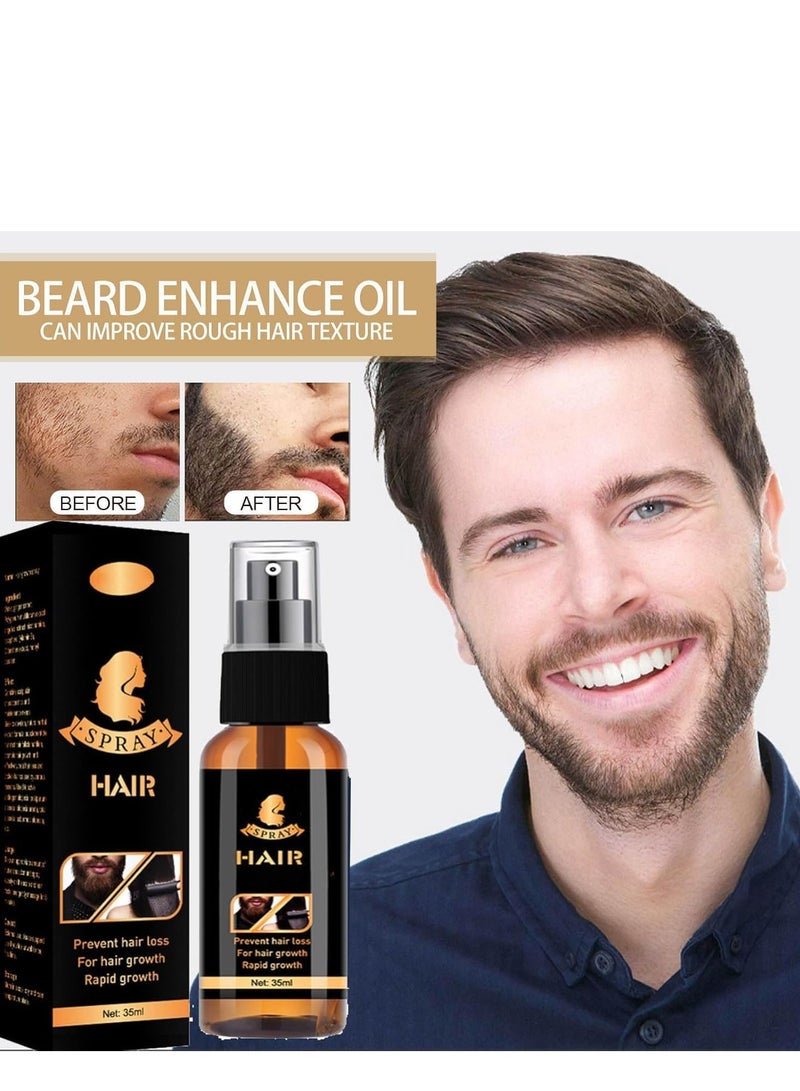 LIDORIA Biotin Hair & Beard Growth Booster Spray, Hair Regrowth Serum for Men & Women – Enhance Thicker, Fuller Hair and Beard, Ideal for Hair Loss and Thinning Treatment 35ml - Image 4