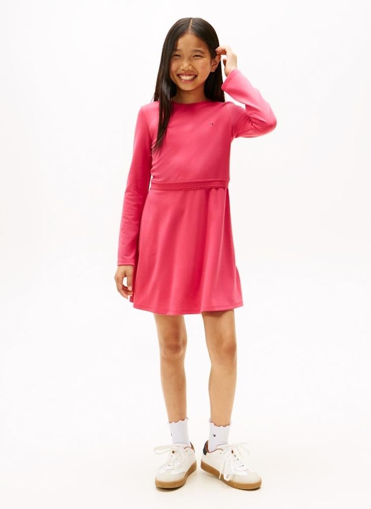 TOMMY HILFIGER kids punto skater dress - Image 1