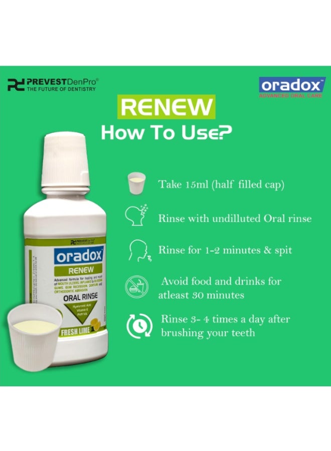 Oradox Renew Oral Mouthwash/Rinse - Image 5