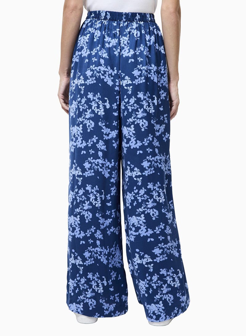 فرنش كونكشن بنطلون مستقيم أرجل بطبعة زهور إيلا سيلايا - Image 3