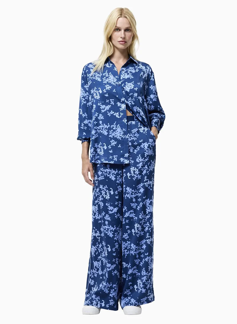 French Connection Isla Celaya Floral Straight Leg Trousers