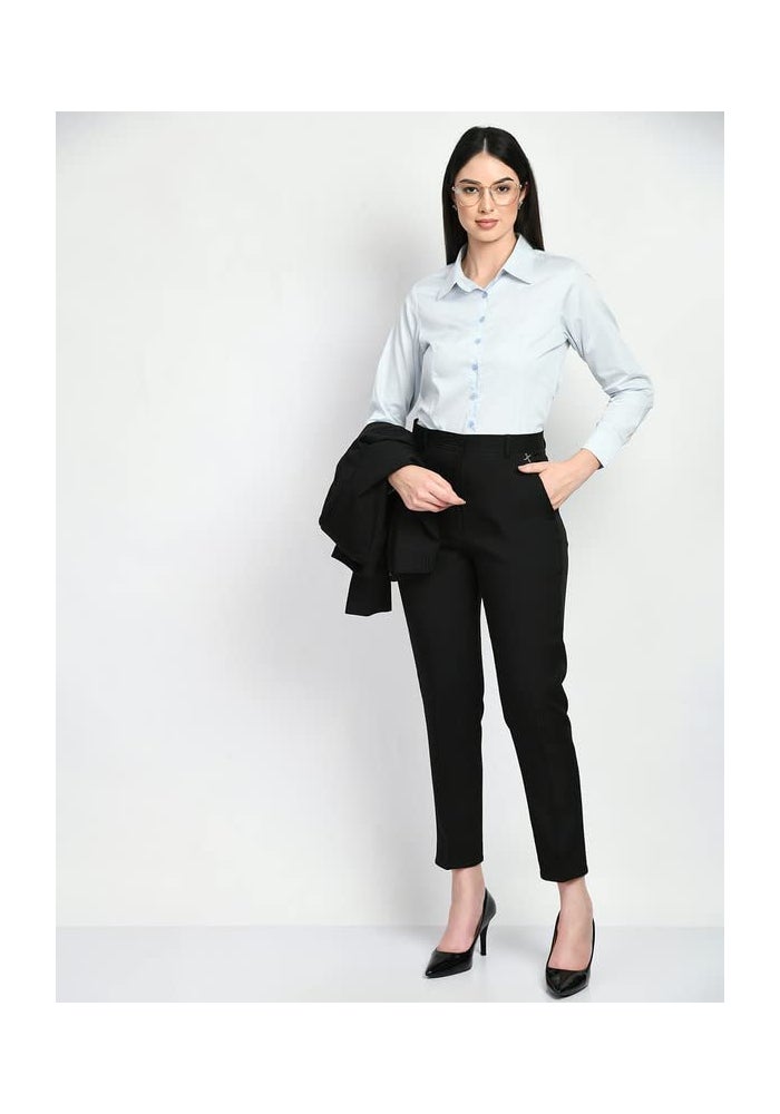 Exude Black Straight Trouser for Women - Image 5