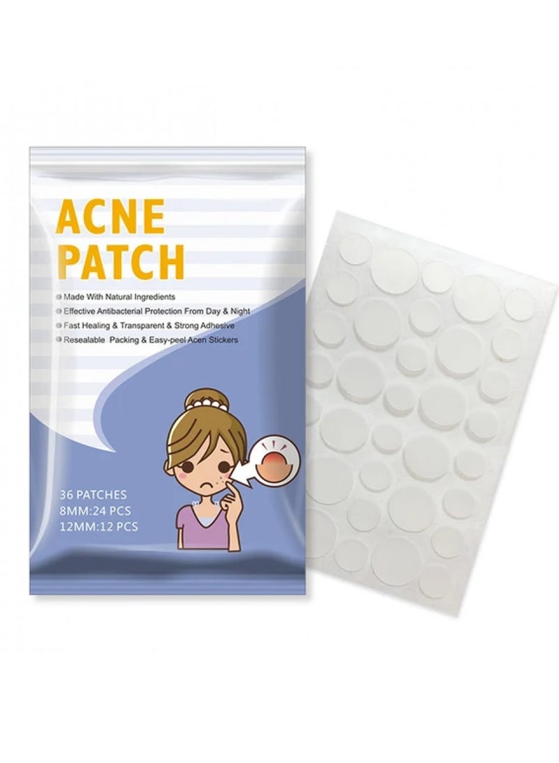 لصقات حب الشباب – علاج سريع وفعال للبثور، 108 لصقة (3 عبوات)
