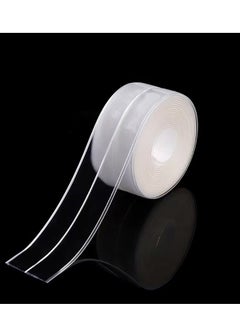 Beauenty Transparent caulking tape waterproof, kitchen toilet caulking sealant tape, bathtub caulking sealing tape bathroom caulking tape shower caulking 