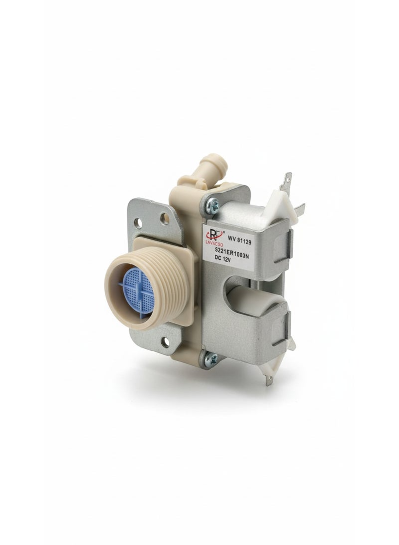 Washing Machine 3-Way Water Inlet Valve – Compatible Replacement for LG – Model WV81129 / 5221ER1003N – DC 12V – 3 Way Inlet - Image 1