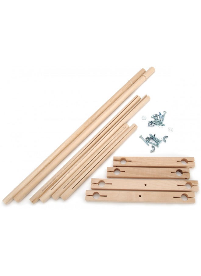 Frank A. Edmunds - Premium Frank A. Edmunds Split Rail Scroll Frame Set - 1 Pc. - Quality Wood, Ideal for Stitchery & Needlecraft Projects - Versatile and Perfect for Any Event - Image 1