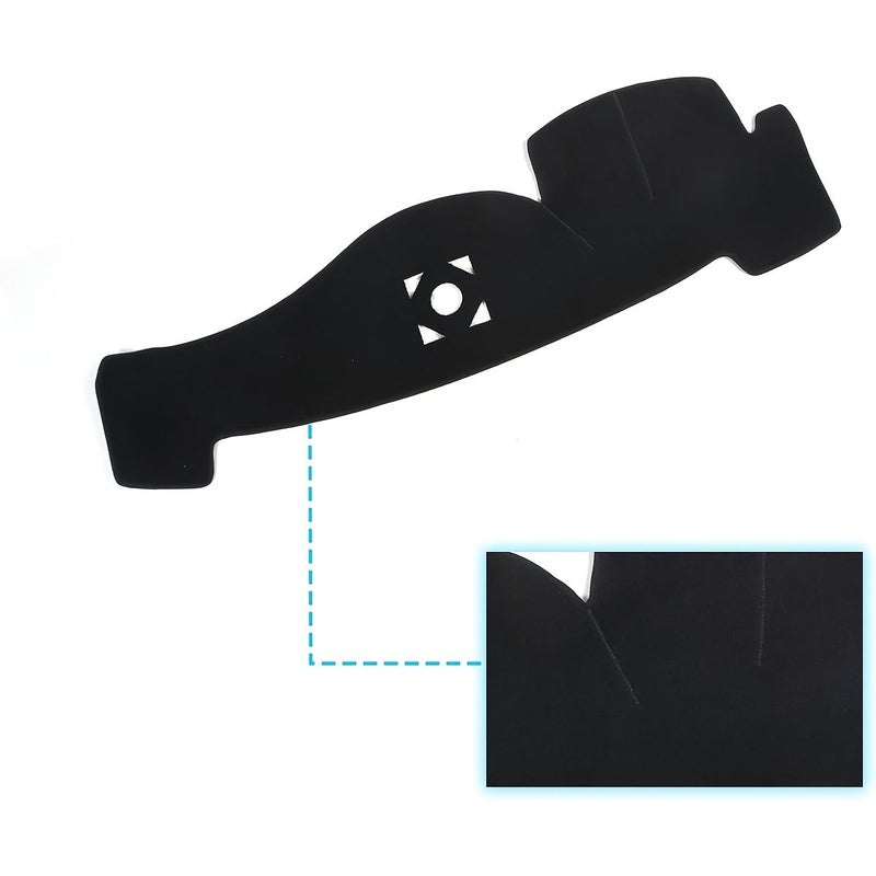 Red Terylene Car Dashboard Cover Mat Sun Shade Pad Anti Slip Dash Board Accessories Compatible With Infiniti G25 G35 G37 Q40 Q60 2008 2015 - Image 4