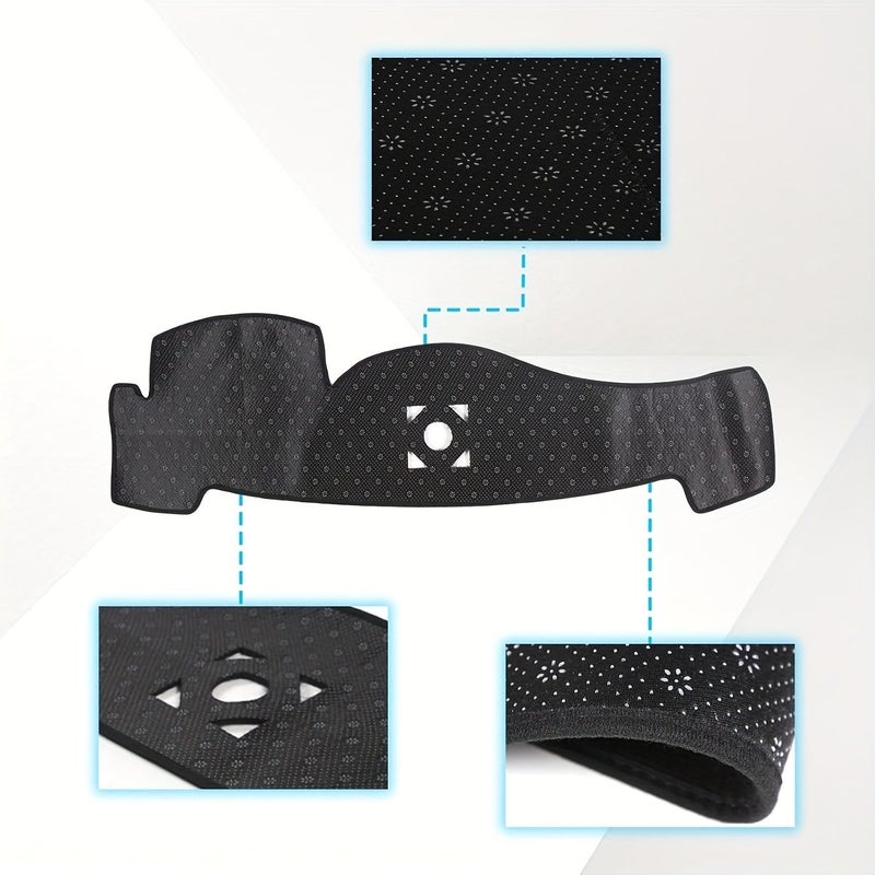 Red Terylene Car Dashboard Cover Mat Sun Shade Pad Anti Slip Dash Board Accessories Compatible With Infiniti G25 G35 G37 Q40 Q60 2008 2015 - Image 5
