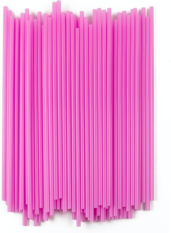 Concession Essentials Hot Pink Flex Straws, 11.5 Inches, 60 Count