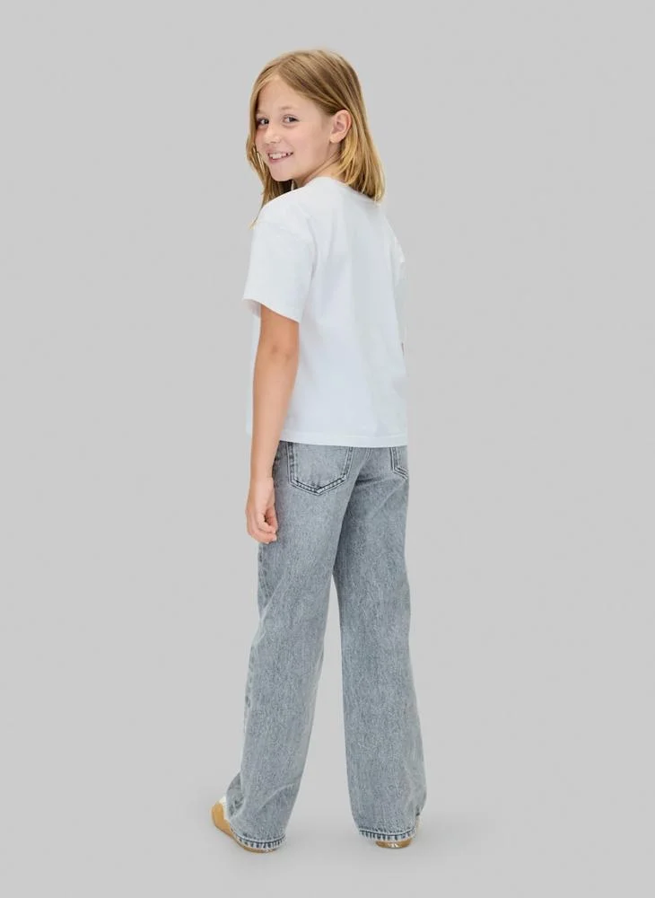 Calvin Klein Jeans Kids Graphic Crew Neck T-Shirt