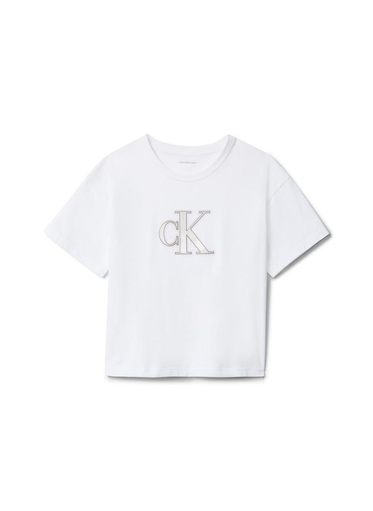 Calvin Klein Jeans Kids Graphic Crew Neck T-Shirt - Image 5