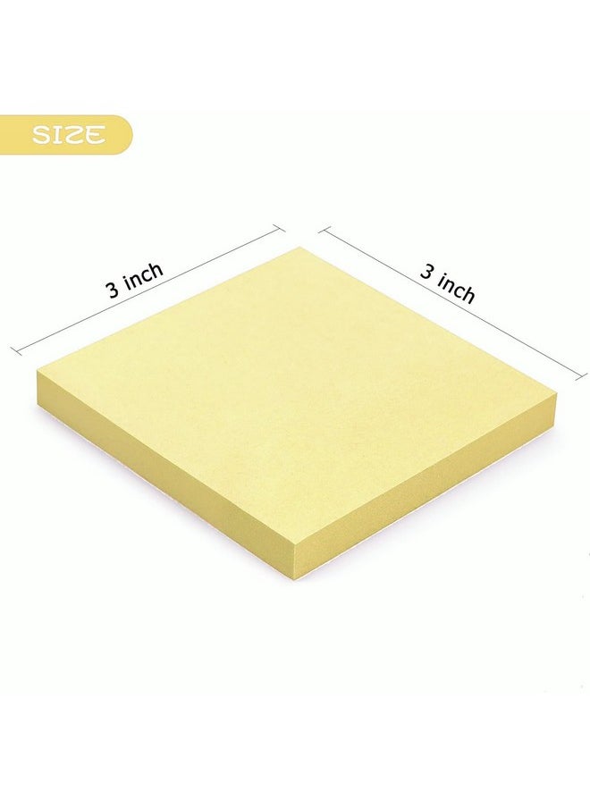 Early Buy Sticky Notes 3X3 Self-Stick Notes Yellow Color 6 Pads, 100 Sheets/Pad (Yellow)  - Image 2