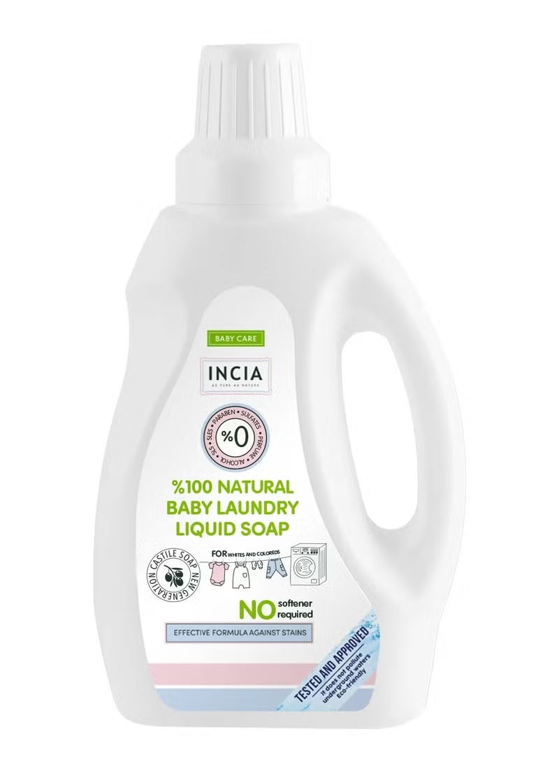 Incia Natural Baby Laundry Liquid Soap 750ml - Image 1