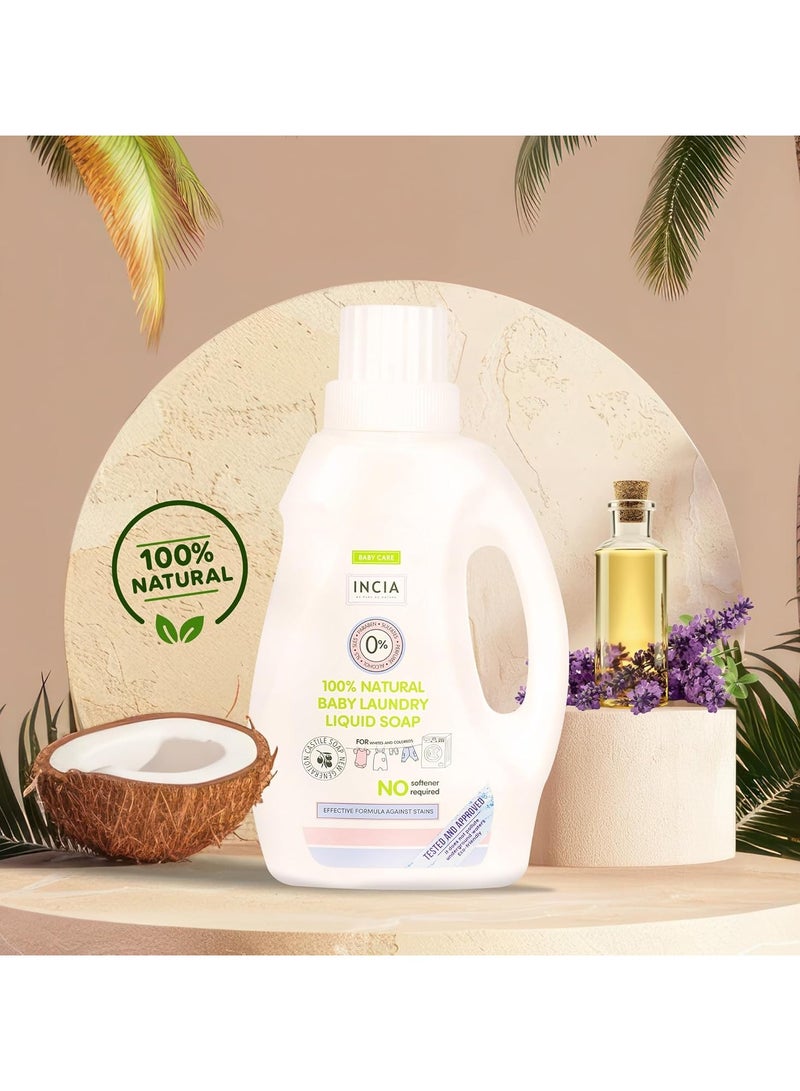Incia Natural Baby Laundry Liquid Soap 750ml - Image 5