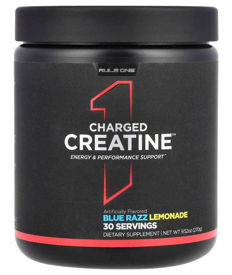 Charged Creatine Blue Razz Lemonade 9.52 oz (270 g)