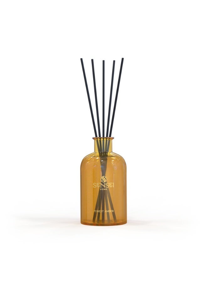 SENSEI Reed Diffuser for Bedrooms, Living Spaces, Hotels and Offices | 1000ml Long Lasting Fragrance | Woody Amber Scent - Image 3