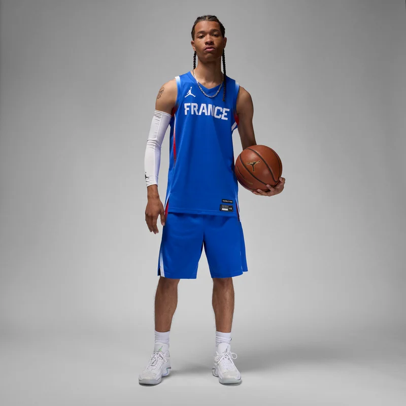 Jordan Blue Men's France Limited Road Basketball Jersey for Men | Best Price UAE