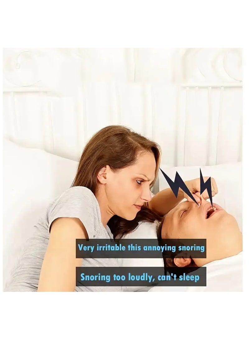 2 قطعة مشبك الأنف المضاد للشخير الإغاثة وقف الشخير الأنف المغناطيسي لسهولة التنفس النوم المريح - Image 3
