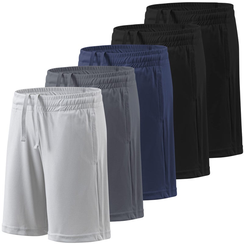 BALENNZ Boy's Athletic Shorts Kids Youth Quick Dry Active Performance Basketball Shorts with Pockets Elastic Waistband X-Large - Image 1