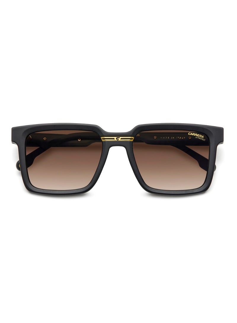 Carrera نظارة شمسية مستطيلة الشكل للرجال مع حماية من الأشعة فوق البنفسجية VICTORY C 02/S BROWN 42 - مقاس العدسة: 42.2 مم - أسود متوسط - Image 4