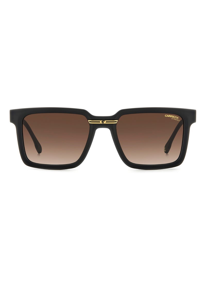 Carrera نظارة شمسية مستطيلة الشكل للرجال مع حماية من الأشعة فوق البنفسجية VICTORY C 02/S BROWN 42 - مقاس العدسة: 42.2 مم - أسود متوسط - Image 3