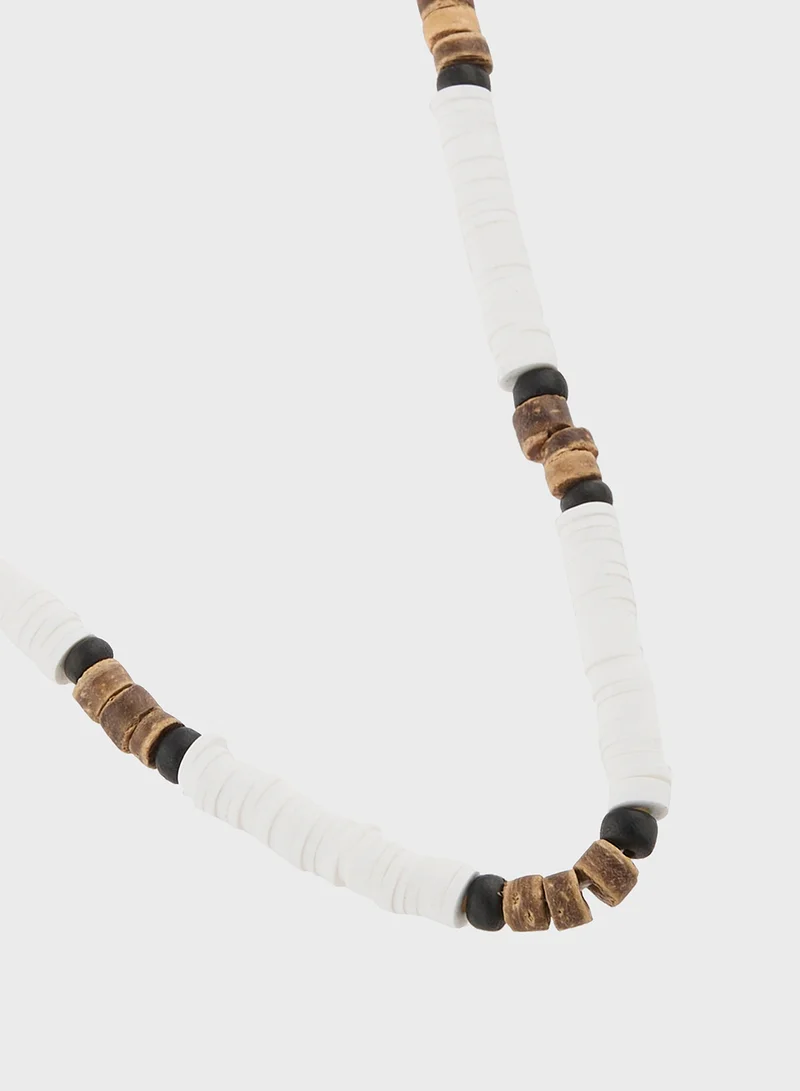 Seventy Five Beaded Beach Necklace