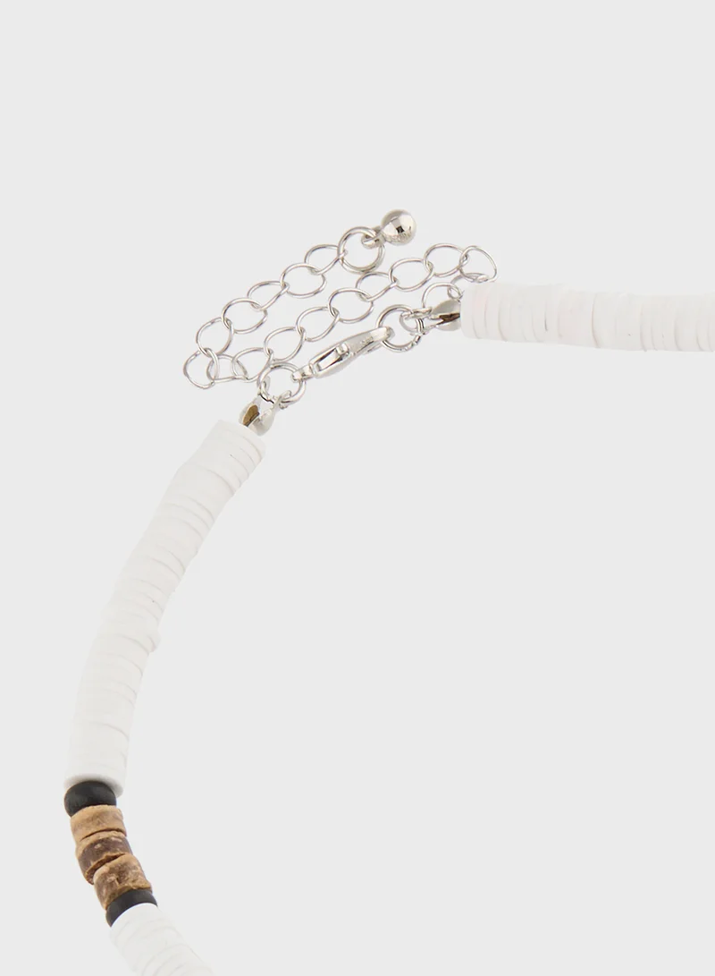 Seventy Five Beaded Beach Necklace