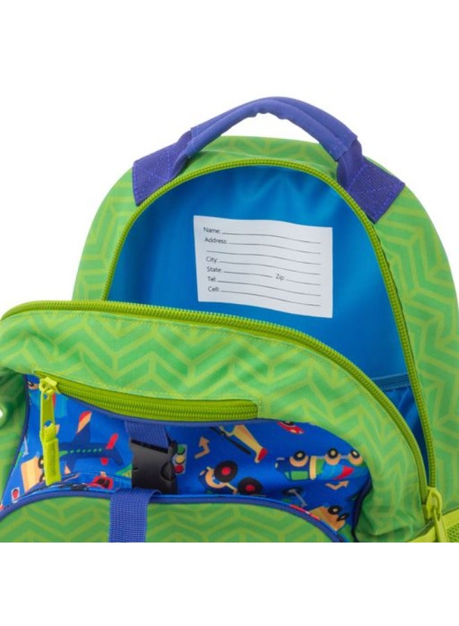 Stephen Joseph boys All Over Print Backpack, Transportation Kid s Backpack, Transportation, One Size US - Image 5