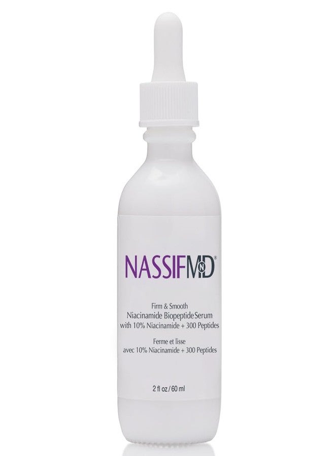 NassifMD Niacinamide Serum 10% with Cranberry Biopeptides and Ectoin, Brightening and Hydrating Vitamin B3 Face Serum, Evens Tone, Smooths Texture, Reduces Fine Lines, Boosts Radiance - Image 1