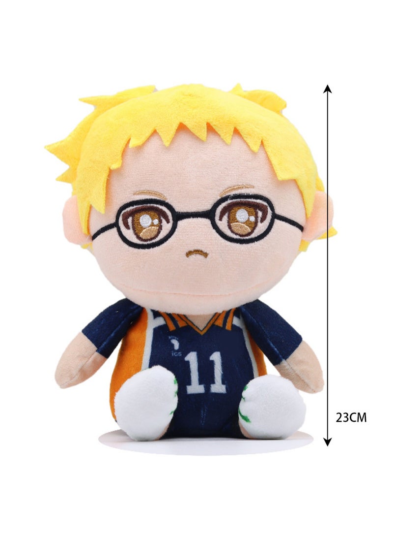Volleyball Team Boy Plush Toy Ornaments Claw Machine Doll (Tsukishima Hotaru)  - Image 2