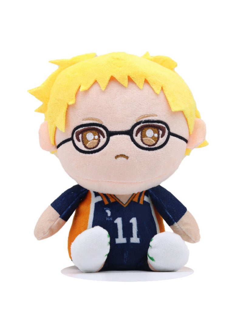 Volleyball Team Boy Plush Toy Ornaments Claw Machine Doll (Tsukishima Hotaru)  - Image 1