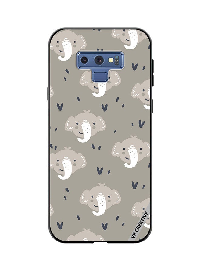 VR CREATIVE Protective Case Cover For Samsung Galaxy Note 9 Elephant Design Multicolour - Image 1