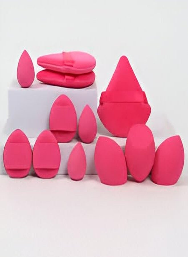 Gege bear Soft Makeup Puff Set with Headband and CLEAN Pad 20 Pcs | Beauty Sponge Set in 4 Pastel Colors | Teardrop & Flat Blenders for Foundation, Powder, and Creams | Complete Face Makeup Tool Kit for Flawless Application - Image 3