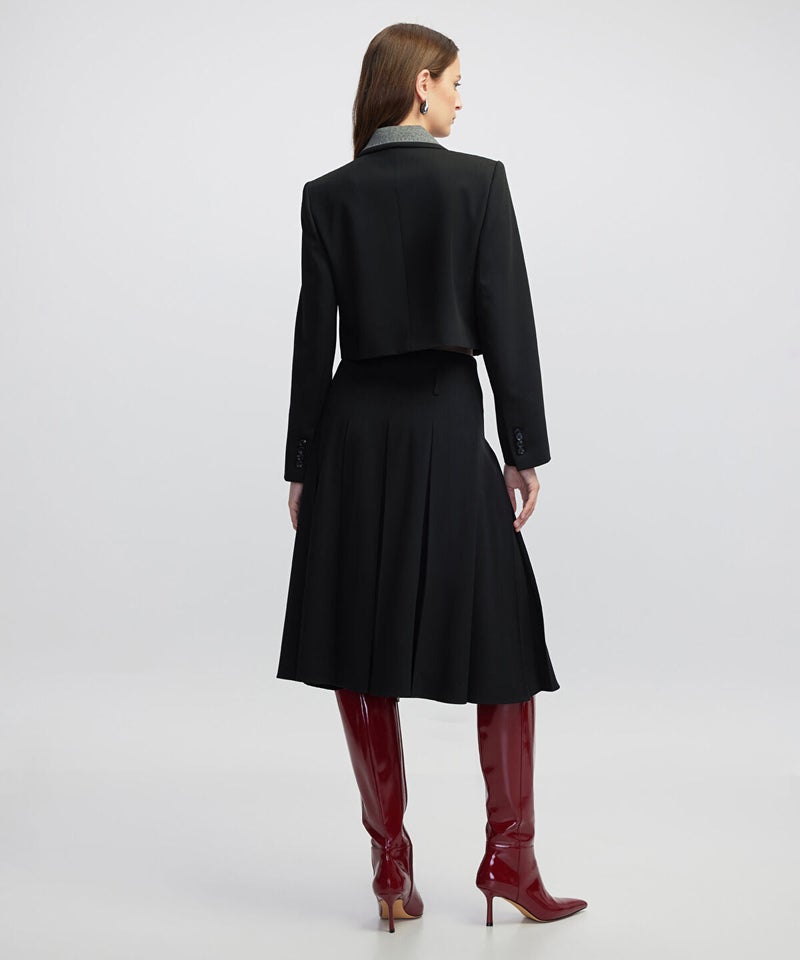 Ipekyol Pleated Midi Skirt - Image 3