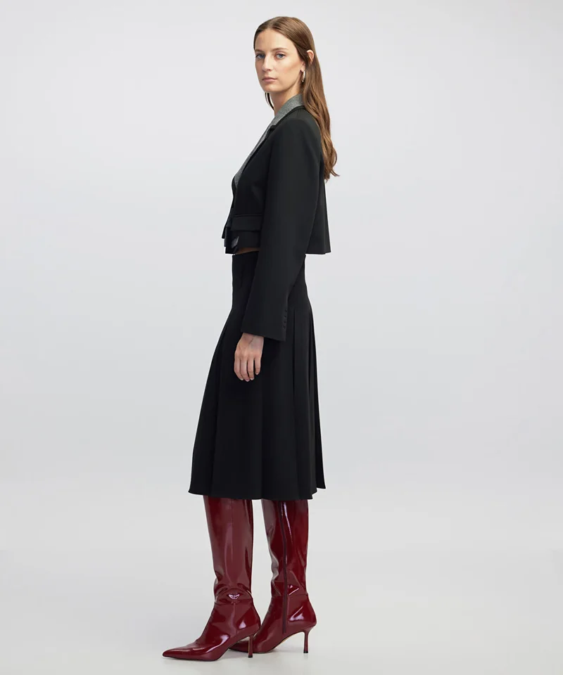ابيكول Pleated Midi Skirt