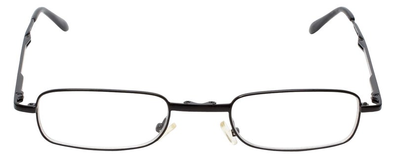 Calabria 308 Folding Reading Glasses +4.00 Black Men Women Slim Foldable Pocket Reader Spring Hinge Eyeglass Compact w/Case - Image 2