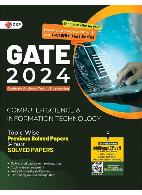 GATE 2024 Computer Science and Information Technology - 34 Years Topic wise Previous Solved Papers