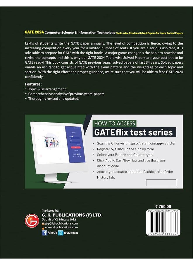 GATE 2024 Computer Science and Information Technology - 34 Years Topic wise Previous Solved Papers  - Image 3