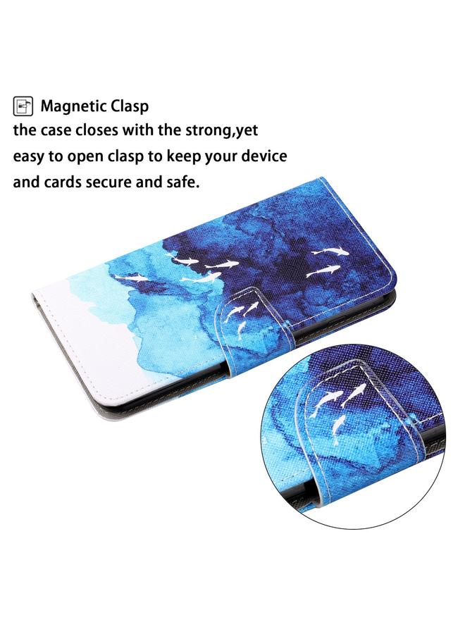 S-TOP Case For Huawei P30 lite Colored Drawing Pattern Horizontal Flip Leather Case with Holder & Card Slots & Wallet & Lanyard - Image 4