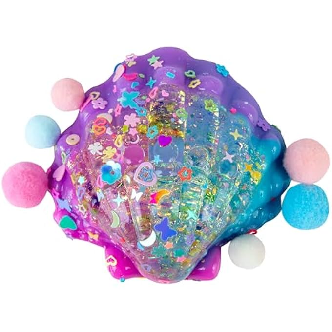 ORB Tabalicious Seashells TABA Squishy Clam Shell Toy - Squish Squeeze This Soft Sticky Clam Shell Squishy - TABA Squishies for Stress Relief - Fun Kawaii Fidget and Sensory Toys for Kids and Adults - Image 3